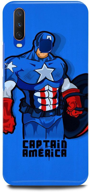 FUGGA Back Cover for Vivo Y11, 1906, CAPTAIN, AMERICA, AVENGER, AVENGERS, SOLDIER  (Multicolor, Hard Case, Pack of: 1)