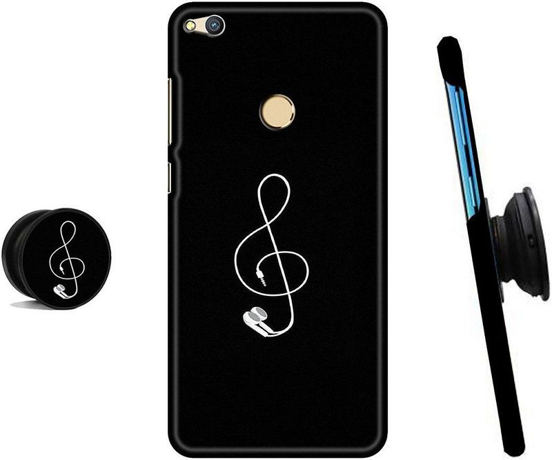 HELLO CASE Back Cover for Huawei Honor 8 Lite  (Black, White)