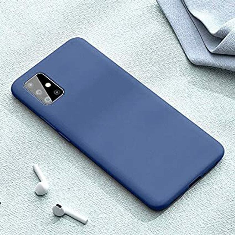 3 Sepedge Back Cover for samsung Galaxy A51  (Blue, Silicon, Pack of: 1)