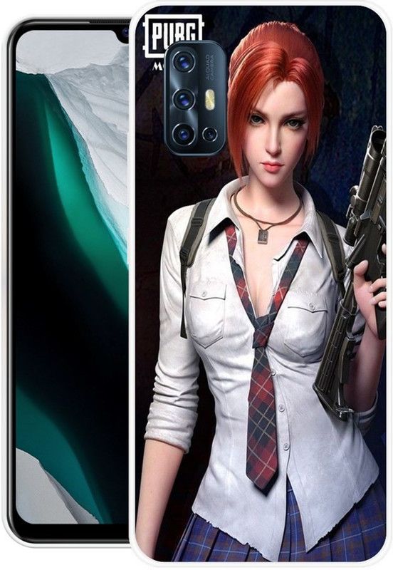 JAYFOX Back Cover for Vivo V17  (Multicolor, Black, Silicon)
