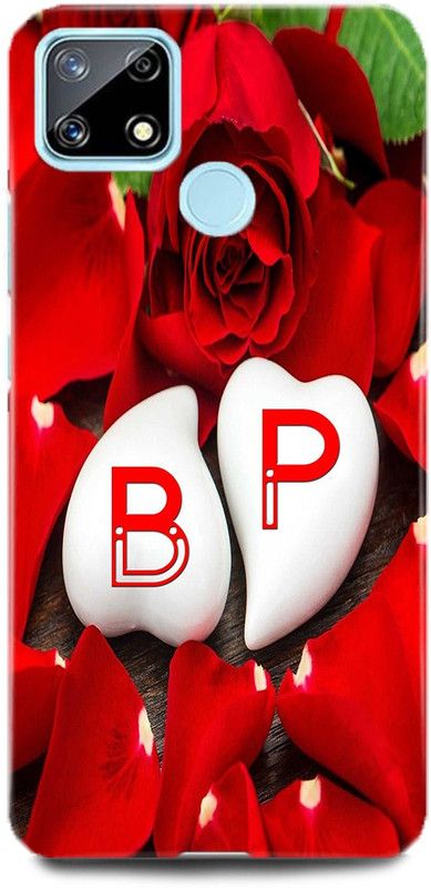 MP ARIES MOBILE COVER Back Cover for REALME C25S, RMX3197,B LOVES P NAME,B NAME, P LETTER, ALPHABET,B LOVE P NAME  (Multicolor, Hard Case, Pack of: 1)