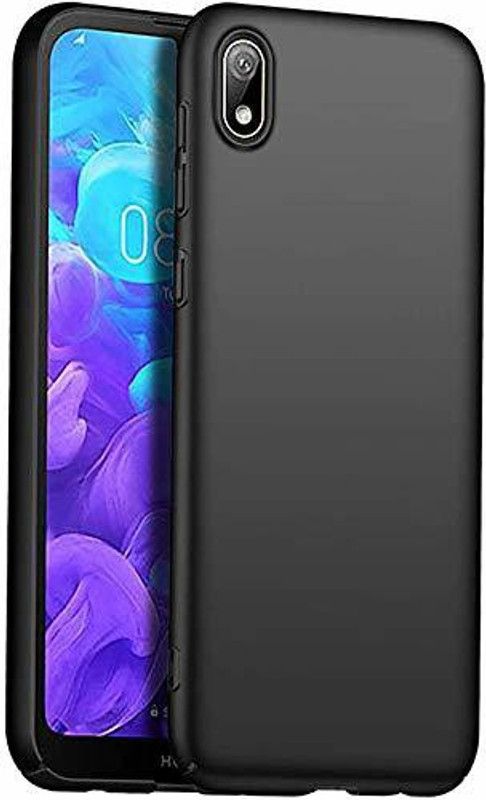 DropFit Back Cover for Huawei Honor 8S  (Black, Matte Finish, Silicon, Pack of: 1)