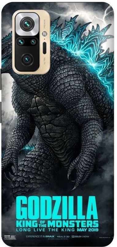 GRAFIQE Back Cover for REDMI Note 10 Pro Max M2101K6I GODZILLA, KING OF MONSTER, MOVIE  (Multicolor, Shock Proof, Pack of: 1)