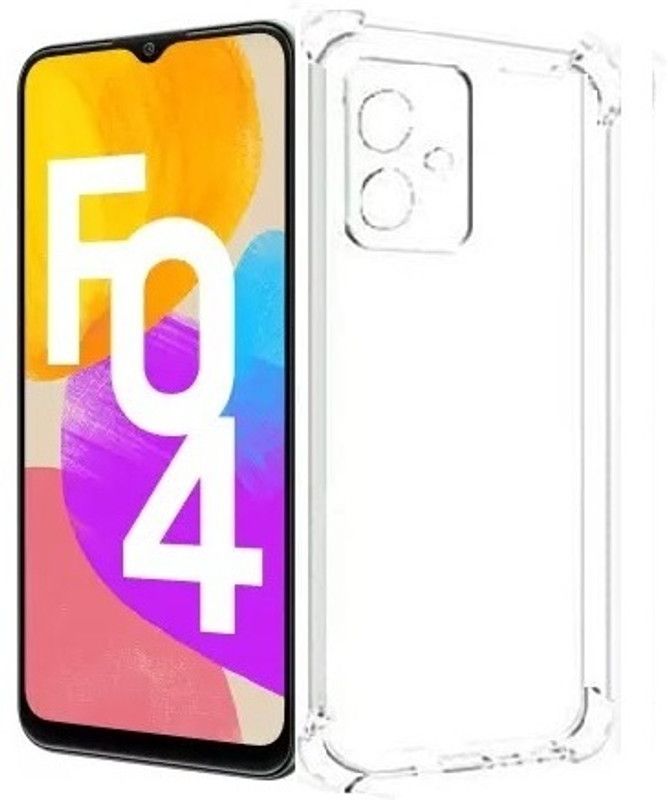 S-Hardline Back Cover for SAMSUNG Galaxy F04, Bumper Transparent Fiber  (Transparent, Pack of: 1)