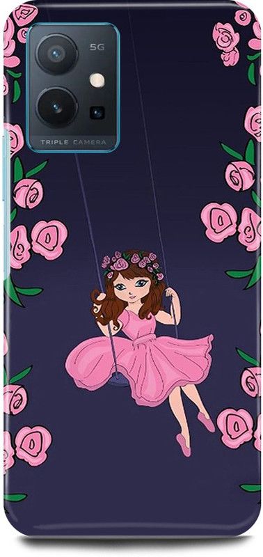 JUGGA Back Cover for OPPO K10, CPH2373, GIRL, ANIME, BTS, LOVELY GIRL, CARTOON, CUTE GIRL, DOLL  (Pink, Hard Case, Pack of: 1)