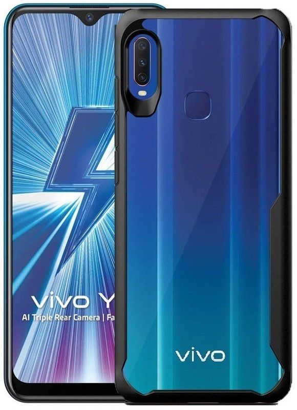 S-Hardline Back Cover for Vivo Y17, HD Clear Flexible Transparent Case  (Transparent)
