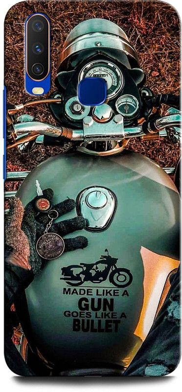 GRAFIQE Back Cover for VIVO Y12 BIKE, BULLET, RIDE, RIDER, ROYAL ENFIELD  (Multicolor, Shock Proof, Pack of: 1)