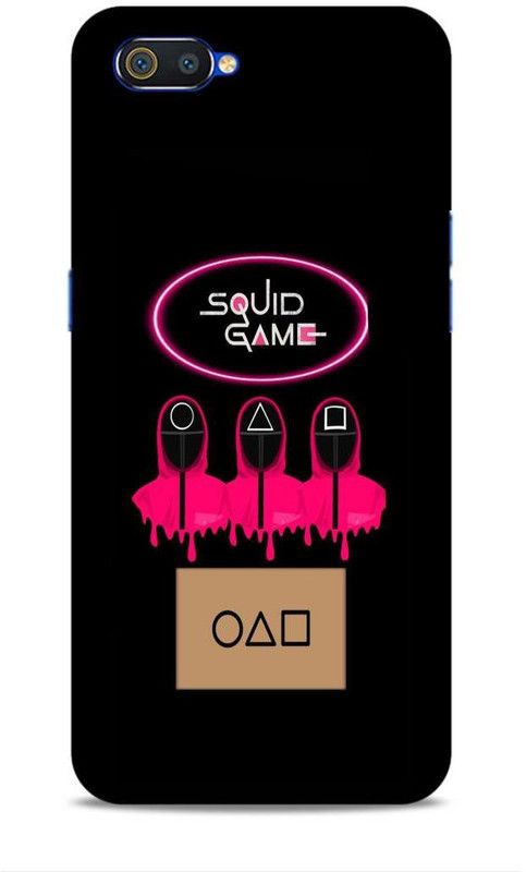 CRAFTARA Back Cover for Realme C2  (Black, Pink)