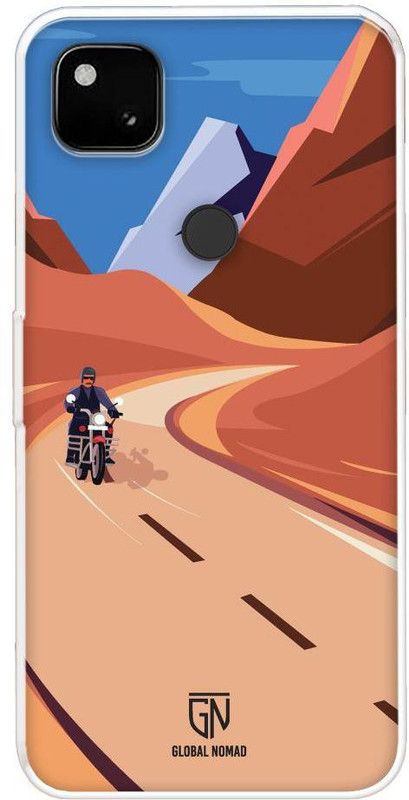 GLOBAL NOMAD Back Cover for Google Pixel 4a  (Multicolor, Silicon, Pack of: 1)