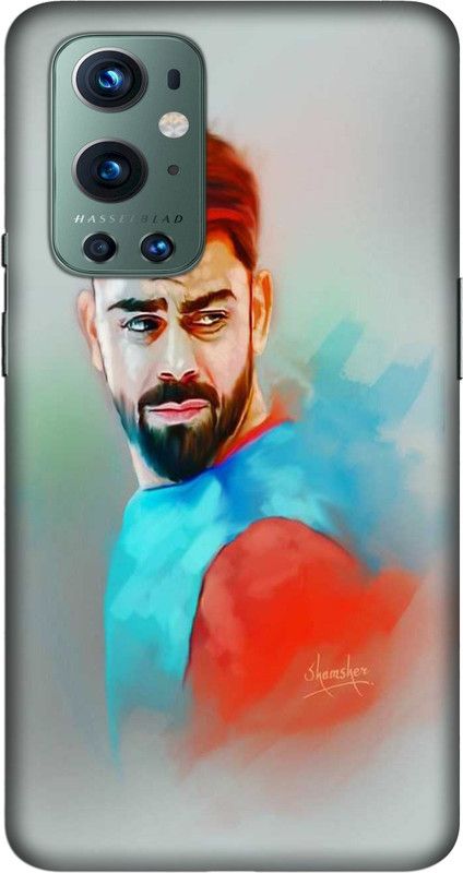 CROKIAN Back Cover for OnePlus 9 Pro Virat Kohli Back Cover  (Blue, Hard Case)