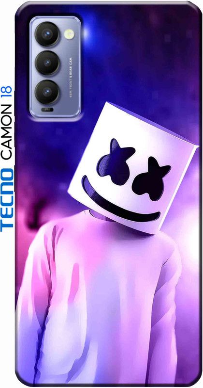 YorktoSis Back Cover for Tecno Camon 18 2627  (Multicolor, Dual Protection, Silicon, Pack of: 1)