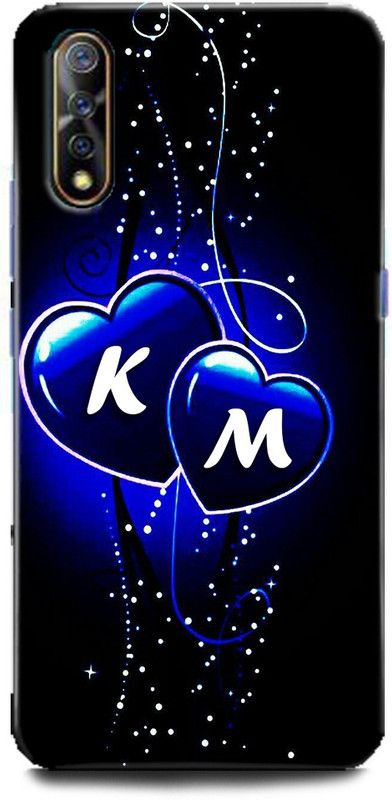 WallCraft Back Cover for Vivo S1  (Black, Blue, Dual Protection, Pack of: 1)