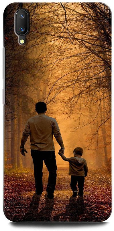 INTELLIZE Back Cover for Vivo V11 Pro 1804 FATHER SON LOVE, FATHER LOVE, MOM LOVE, DAD LOVE  (Multicolor, Hard Case, Pack of: 1)