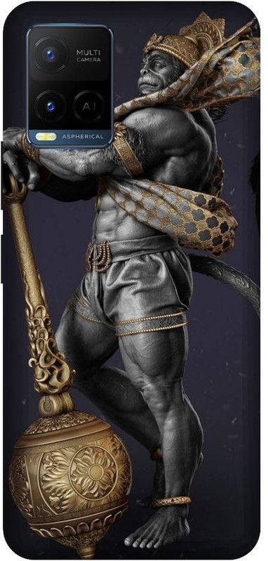 BYXIS Back Cover for Vivo Y21 Hanuman ji , Lord Hanuman, God, Bajrangbali  (Multicolor, Shock Proof, Pack of: 1)