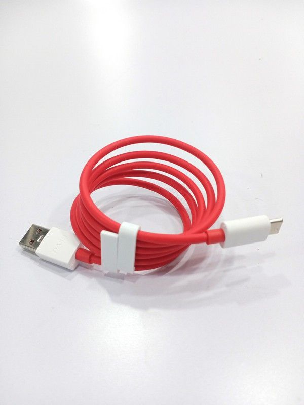 SANNO WORLD USB Type C Cable 6.5 A 1.00465999999996 m Copper Braiding oneplus dash cable  (Compatible with Realme 5 Pro| Realme 7 Pro| Realme X2 Pro| Realme 6| Realme 7| Realme 8, Red, One Cable)