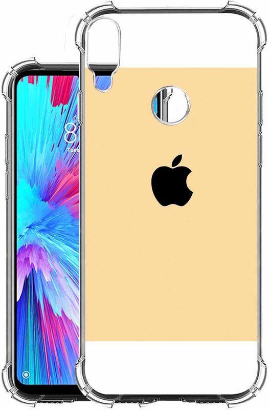 Snazzy Back Cover for Mi Redmi Note 7S  (Gold, Shock Proof, Silicon, Pack of: 1)