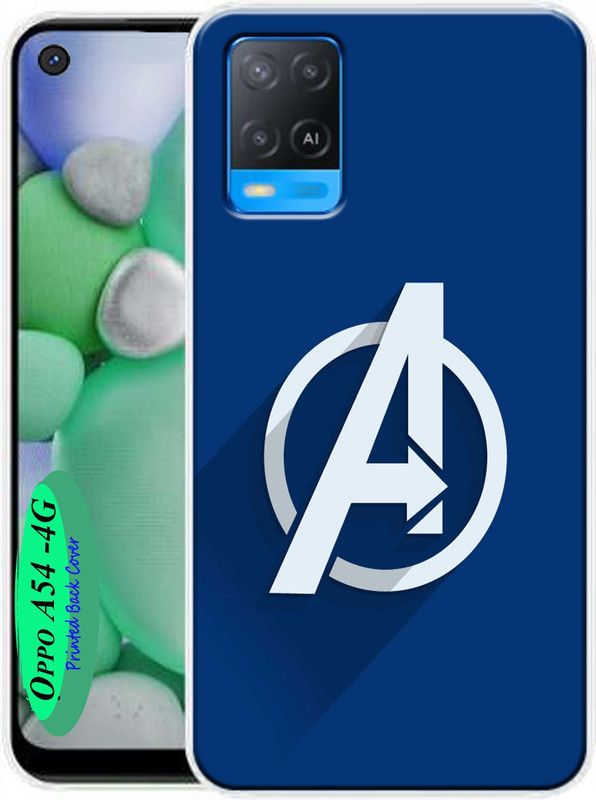 HEXAcase Back Cover for Oppo A54 (4G)  (Multicolor, Dual Protection, Silicon, Pack of: 1)
