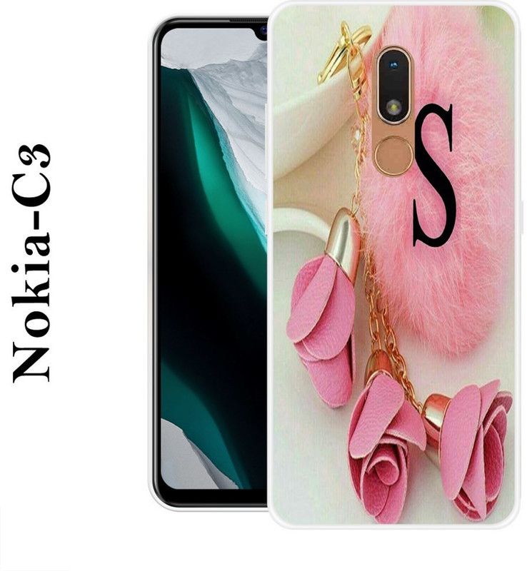 SIMAWAT Back Cover for Nokia C3  (Multicolor, Grip Case, Silicon)