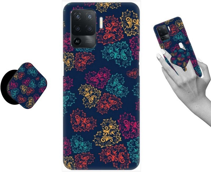 iCopertina Back Cover for Oppo F19 Pro  (Multicolor, Cases with Holder, Pack of: 1)