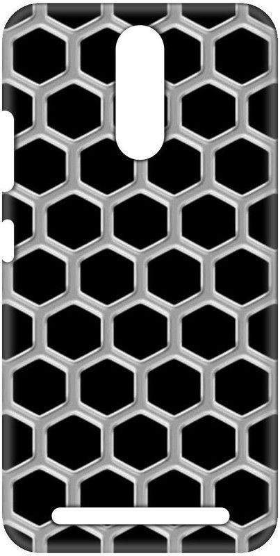 Smutty Back Cover for Lenovo Vibe K5 Note - Honeycomb Print  (Multicolor, Hard Case, Pack of: 1)