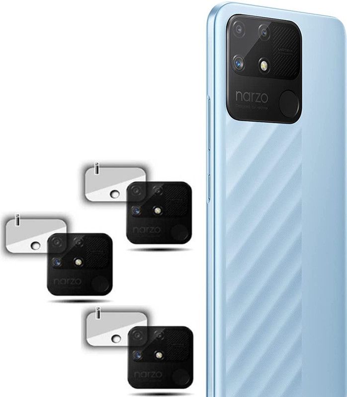 XAZE Back Camera Lens Glass Protector for REALME NARZO 50A  (Pack of: 3)
