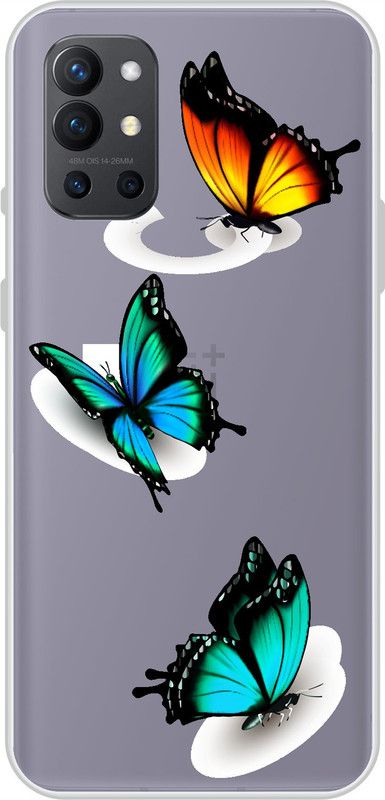 MStyle Back Cover for OnePlus 9R  (Transparent, Dual Protection, Silicon, Pack of: 1)