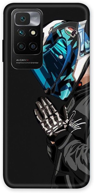 XLIQ Back Cover for REDMI 10 Prime  (Multicolor, Grip Case, Silicon)