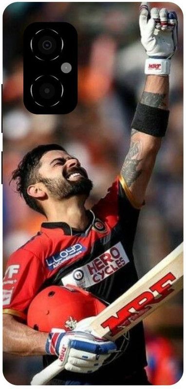 play fast Back Cover for POCO M4 5G, MZB0BRWIN, VIRAT, KOHLI, INDIAN, PLAYER, RCB  (Red, Hard Case, Pack of: 1)
