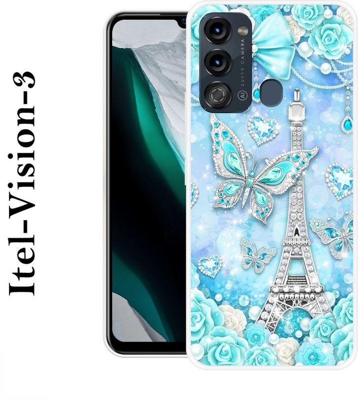 Sswastik Back Cover for Itel Vision 3  (Multicolor, Silicon)
