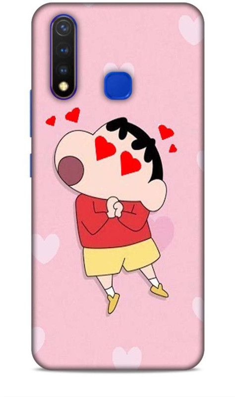 Coverland Back Cover for Vivo Y19, Vivo U20  (Pink, Waterproof)
