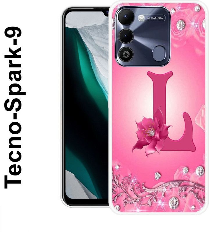 JATLAND Back Cover for Tecno Spark 9  (Pink, Grip Case, Silicon)