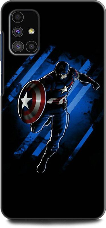 Afterglow Back Cover for SAMSUNG Galaxy M51  (Black, Shock Proof, Pack of: 1)