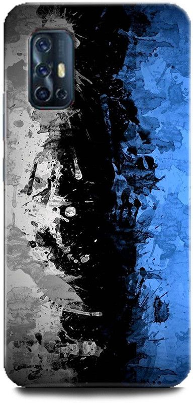Afterglow Back Cover for Vivo V17 blue, cartoon, clouds,ed,universe  (Multicolor, Dual Protection, Pack of: 1)