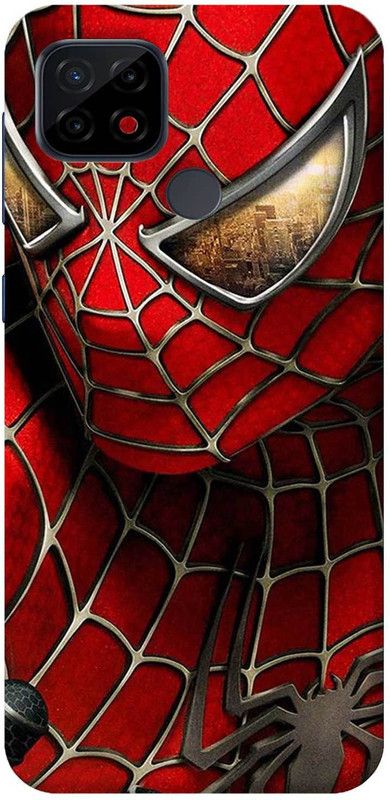 NDCOM Back Cover for Realme C21 Avengers Spider Man Printed  (Multicolor, Hard Case, Pack of: 1)
