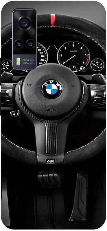 THE NARAYANA COLLECTIONS Back Cover for VIVO Y51 (2020)- V2030-CAR,DESH,BOARD,BMW,SIGN  (Multicolor, Hard Case, Pack of: 1)