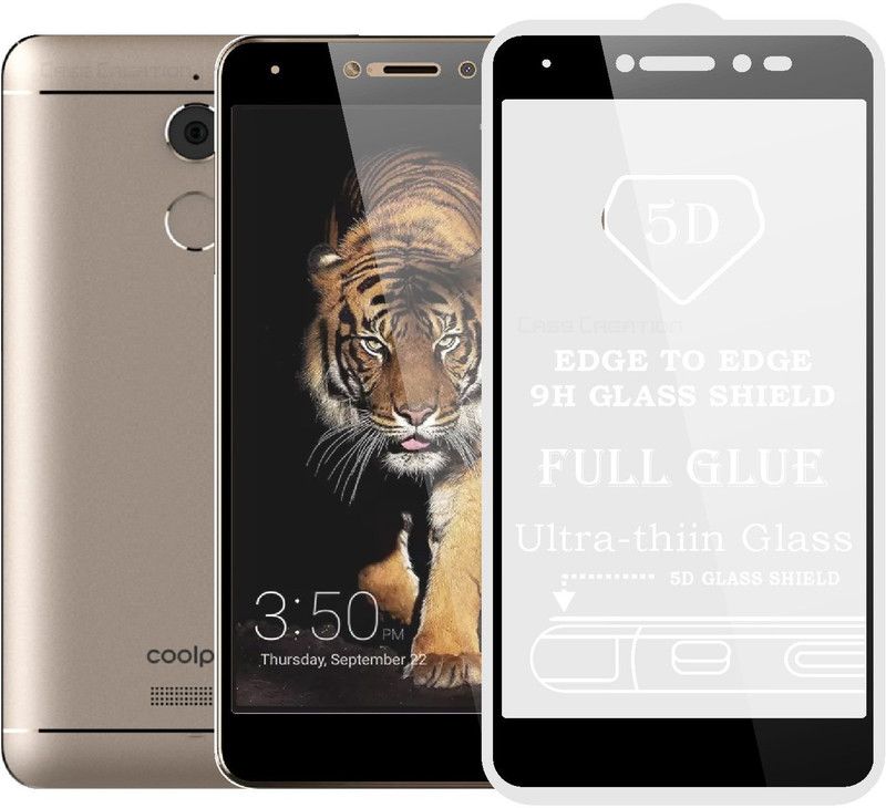 CASE CREATION Edge To Edge Tempered Glass for Coolpad Note 5 Lite (2017)  (Pack of 1)