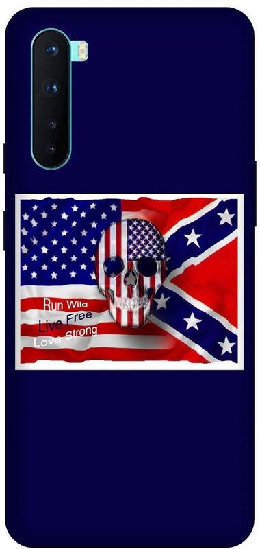 SSMORYA Back Cover for OnePlus Nord, Rebel skull Multicolour Printed  (Multicolor, Shock Proof, Pack of: 1)