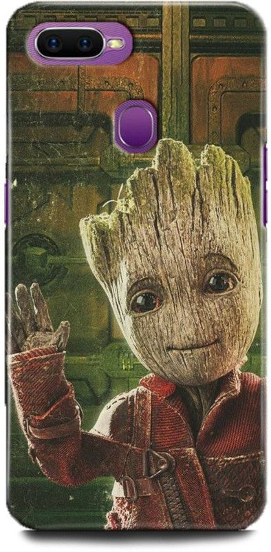 INTELLIZE Back Cover for Oppo A7/CPH1901 groot,Printed  (Multicolor, Shock Proof, Pack of: 1)