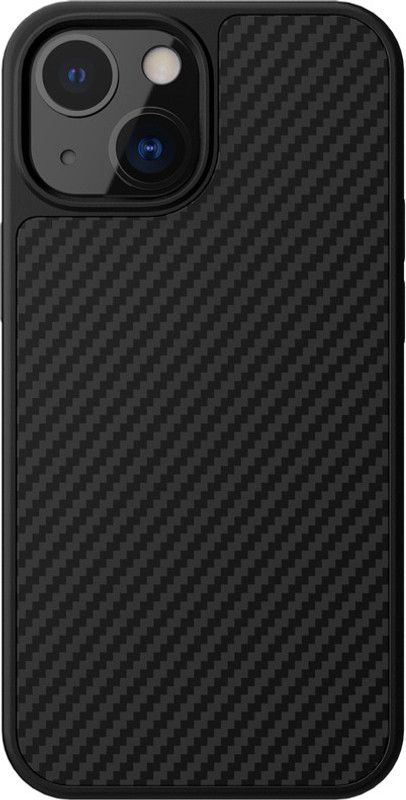 Nillkin Back Cover for Apple iPhone 13 Mini (5.4" Inch) Synthetic Aramid Carbon Fiber  (Black, Grip Case, Pack of: 1)