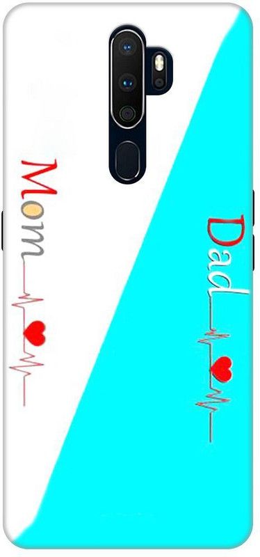 Zappy Back Cover for Oppo A9 2020, Oppo A5 2020  (Blue, White)
