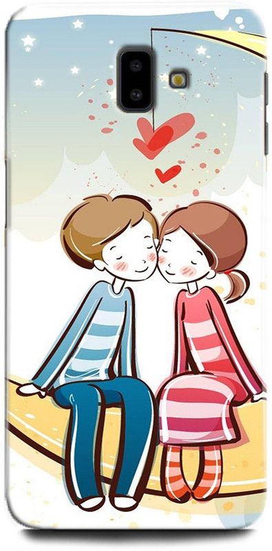 WallCraft Back Cover for SAMSUNG Galaxy J6 Plus GIRL, LOVE, HEART, ANIME, LOVELY GIRL, CARTOON, CUTE GIRL  (Multicolor, Dual Protection, Pack of: 1)