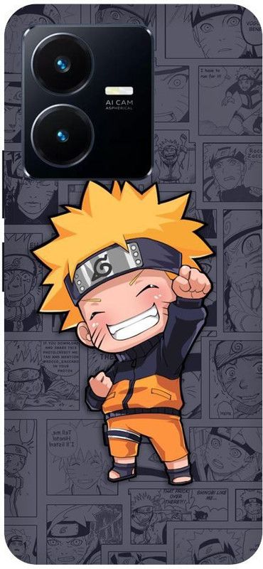 URCHIN Back Cover for Vivo Y22S Naruto, NarutoCover, Itachi, Kakashi, Anime451  (Multicolor, Shock Proof, Pack of: 1)