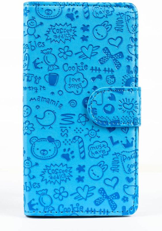 Mystry Box Flip Cover for Lenovo K8 Note  (Blue, Pack of: 1)