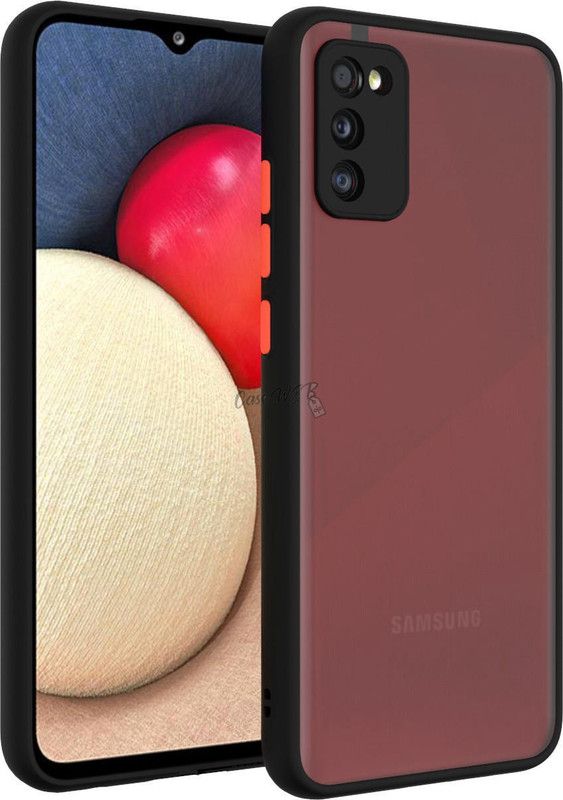 CaseWEB Back Cover for Samsung Galaxy M02  (Black, Shock Proof)