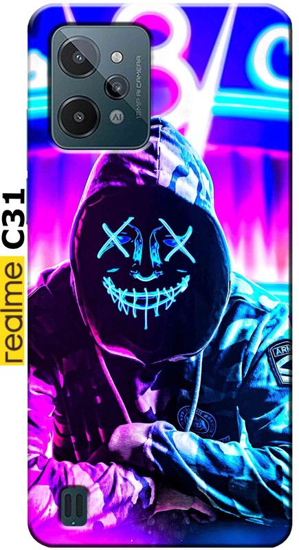 YorktoSis Back Cover for Realme C31 2651  (Multicolor, 3D Case, Silicon, Pack of: 1)