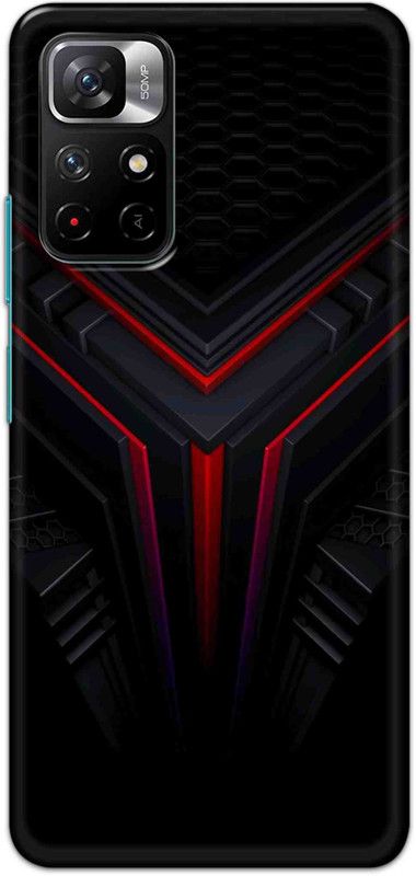 NDCOM Back Cover for REDMI NOTE 11T 5G Abstract Robotic Printed  (Multicolor, Hard Case, Pack of: 1)