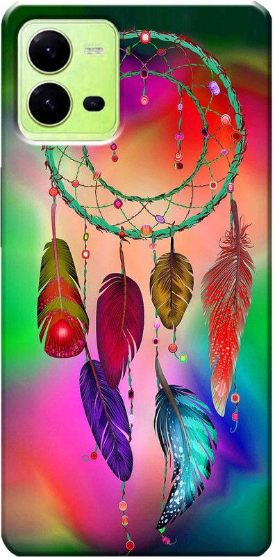 Burdak Back Cover for vivo V25 5G 2814  (Multicolor, Camera Bump Protector, Silicon, Pack of: 1)