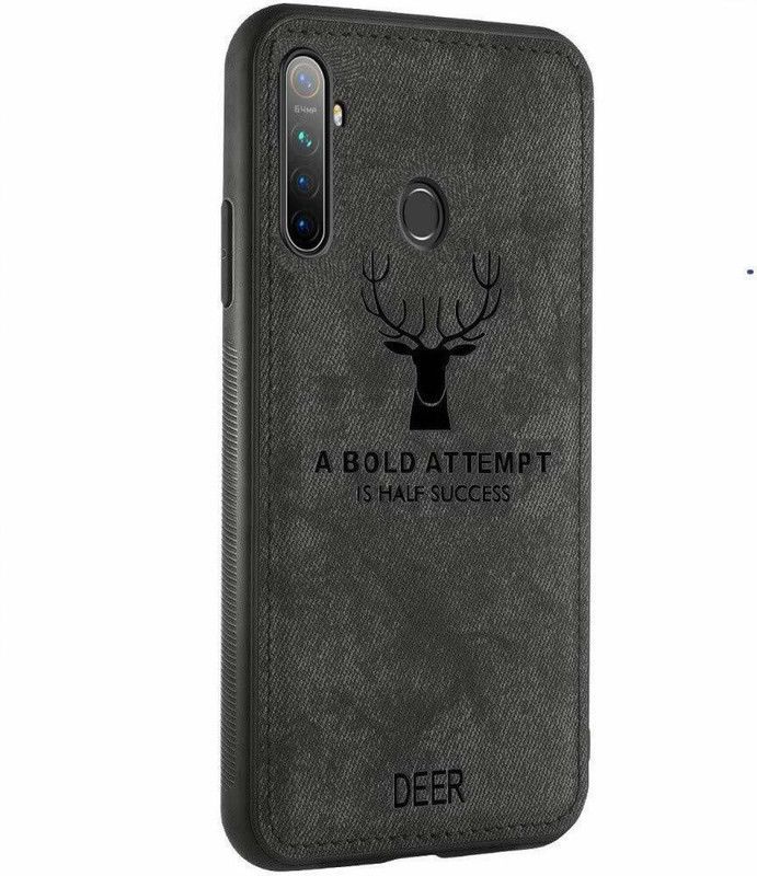 Shopsji Back Cover for Realme Narzo 10A, Realme Narzo 20A, Deer back cover for Realme Narzo 10A, Realme Narzo 20A  (Black, Flexible, Pack of: 1)