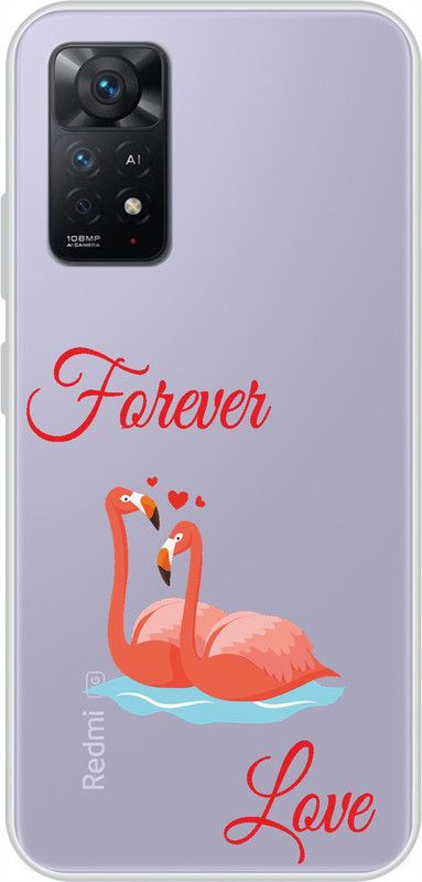 LoveCase Back Cover for Mi Redmi Note 11  (Grey, Silicon, Pack of: 1)