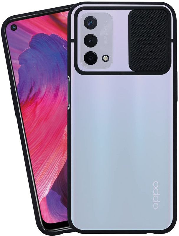 Shining Stars Bumper Case for Oppo A54 5G  (Black, Camera Bump Protector, Pack of: 1)